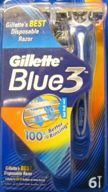 Gillette Blue III 6 pack