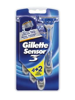 Gillette Sensor 3 4+2 pack