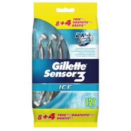 Gillette Sensor 3 Ice 8+4 pack