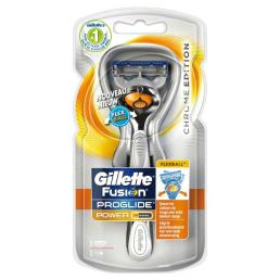 Gillette Fusion Proglide Power Flexball Chrome razor 1UP